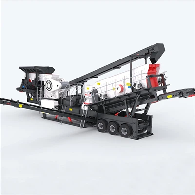 टायर-माउंटेड मोबाइल क्रशर